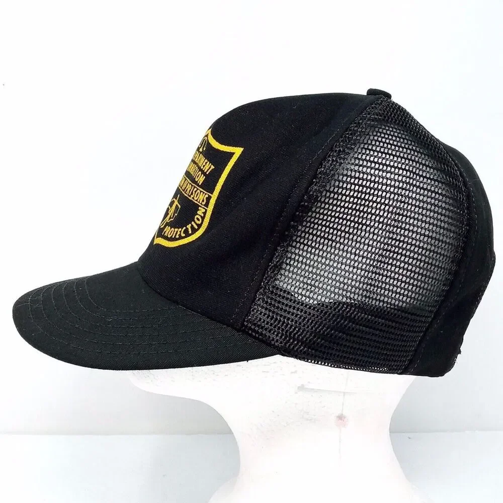 *READ* Vintage North Carolina Dept of Correction Made in USA Snapback Cap Hat